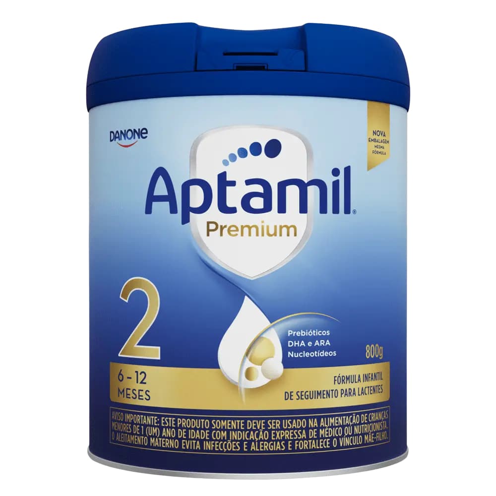 Fórmula Infantil: Aptamil Premium 800g - 6-12 meses - Danone