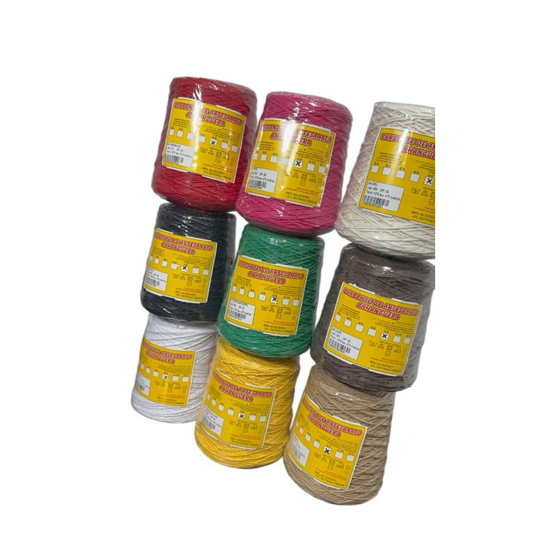 Barbante Anhanguera 600g Nº8 – 9 Cores – Para Crochê, Tricô e Artesanato