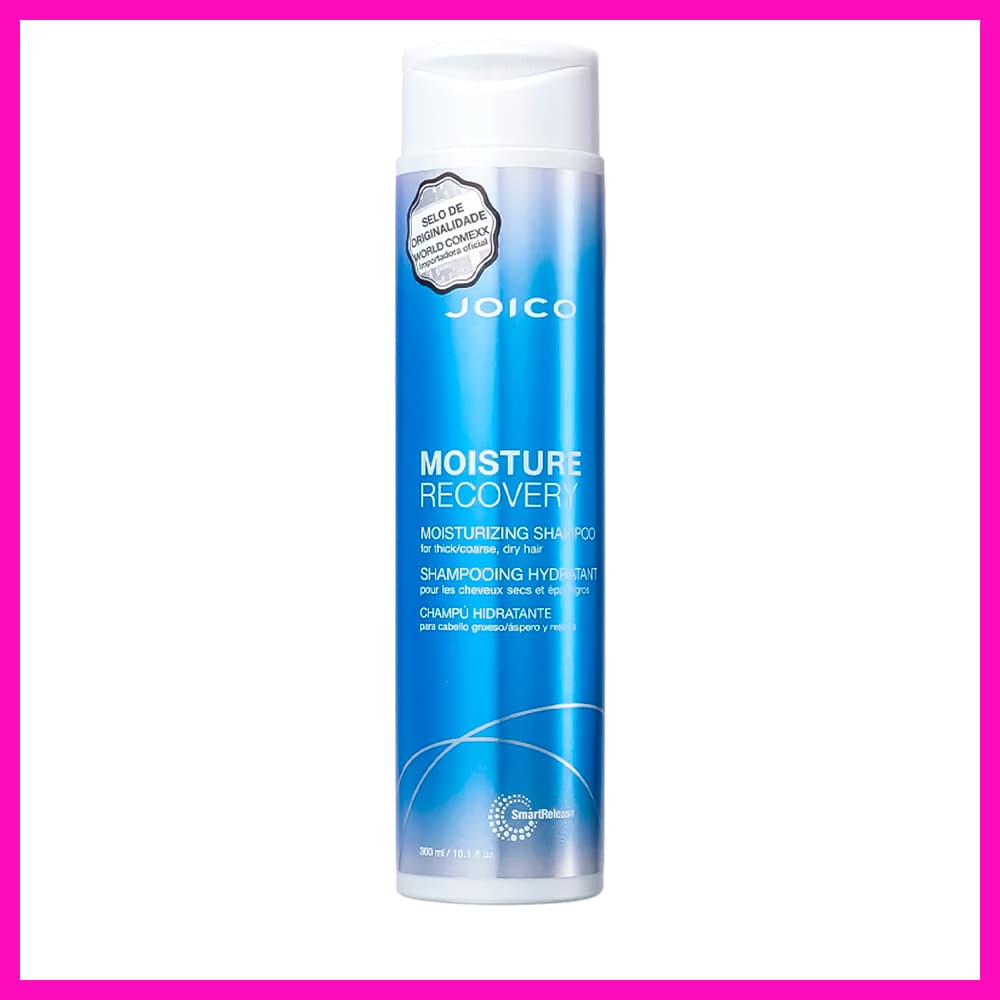 Joico Moisture Recovery Shampoo Hidratante 300ml (Limpa, nutre e hidrata o cabelo instantaneamente.)