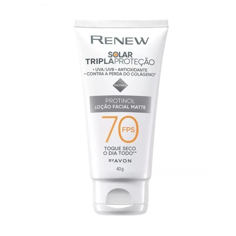 Protetor Solar Renew Incolor FPS 70 - 40 g | Avon
