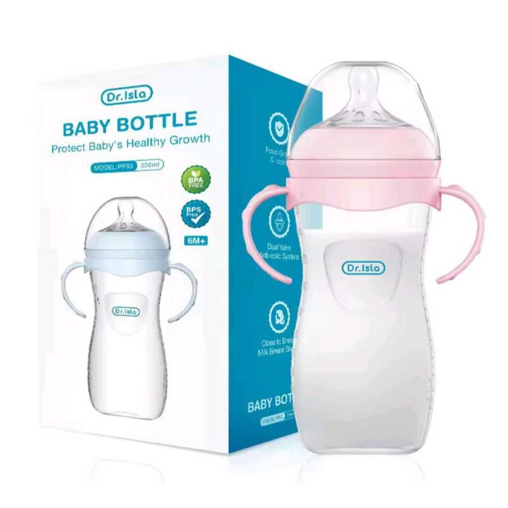 Mamadeira recém-nascida, Mamadeiras PP, Garrafas resistentes a quedas, mamadeira Dr isla, 240ml