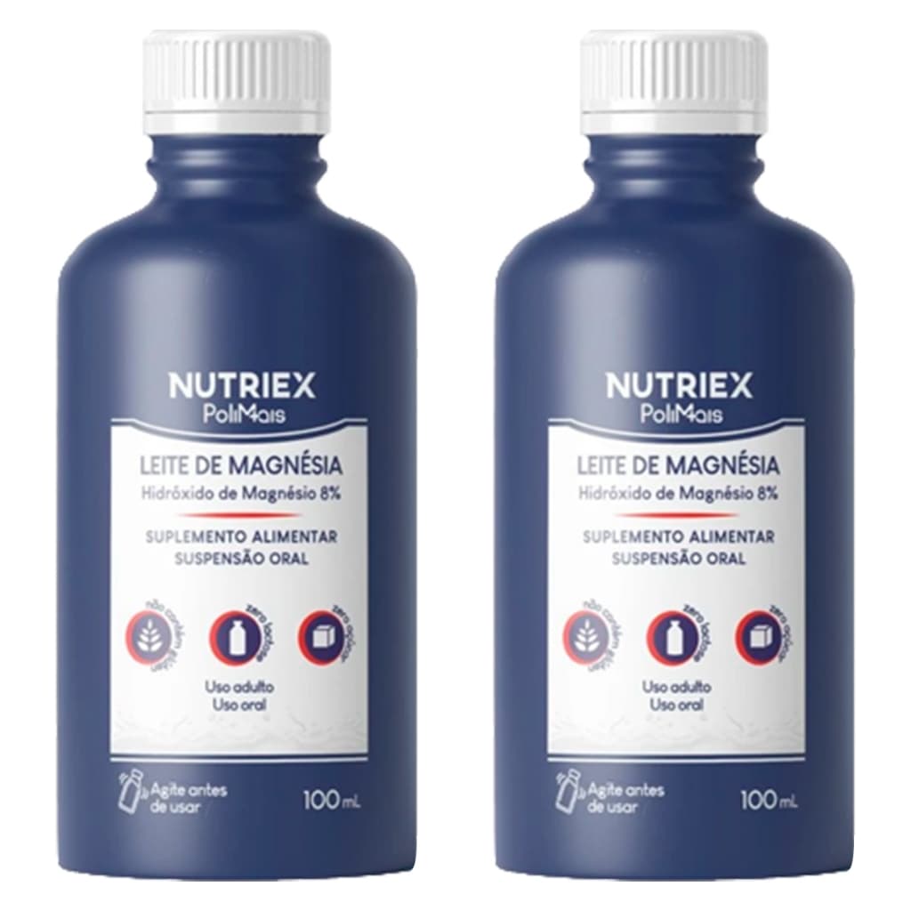 Kit 2 Leite de Magnésia Polimais Trad 100ml
