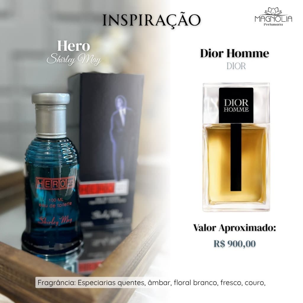 Perfume Hero - Perfume Masculino Importado Fragrância Internacional Marca Shirley May 61355