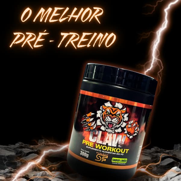 Pré Treino Claw + Taurina Beta Alanina - 300g