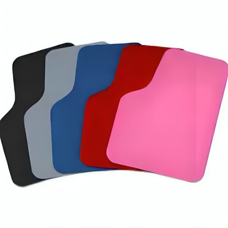Tapete 4 Peças Vermelho Universal Luxo Automotivo