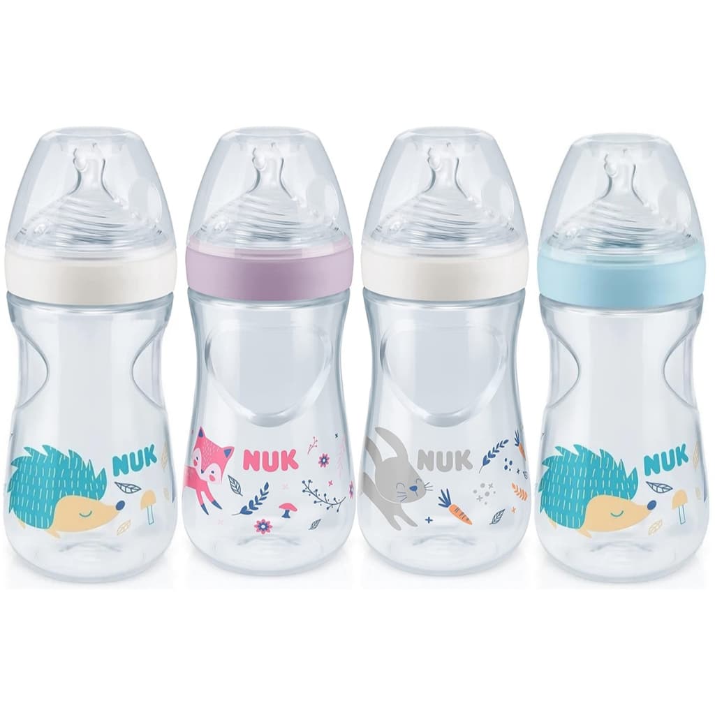 Mamadeira NUK Essence Smart Flow 270ml 6-12 Meses Com controle de Fluxo e de Temperatura