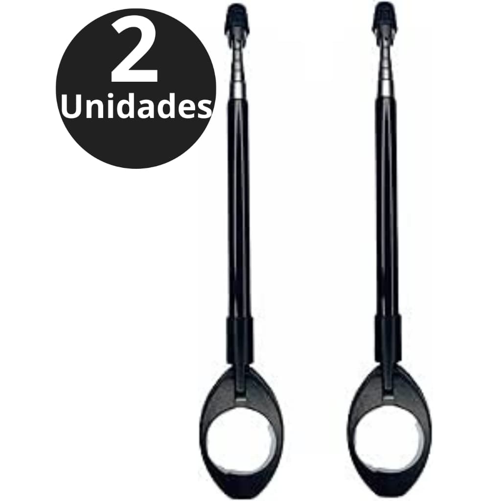 KIT 2 Antenas Aparador Corta Linha de Pipa - Moto Retrátil 7 Estágios Especificações: - Inox - ( G ) PRETA