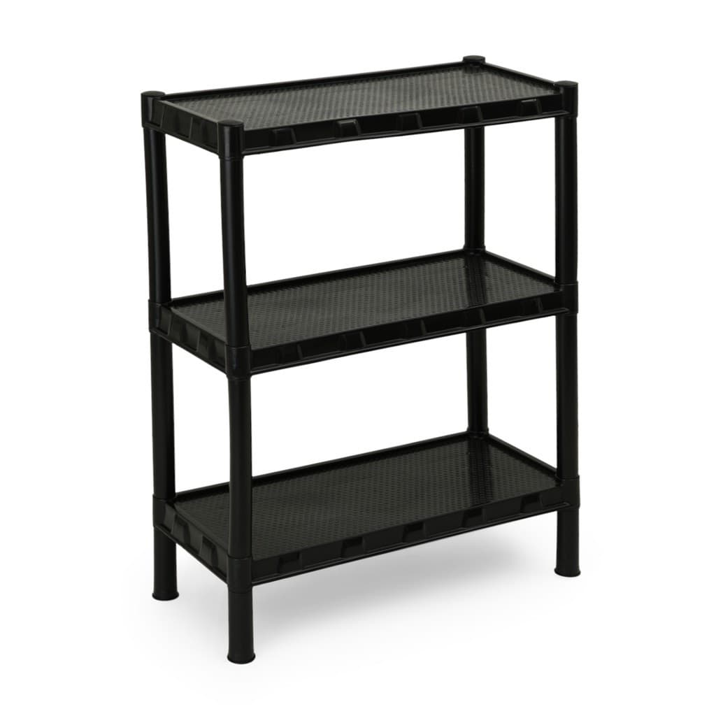 Estante Prateleira Modular Multiuso Organizadora de Plástico Reforçado Cozinha, Lavanderia e Quarto com Pezinhos