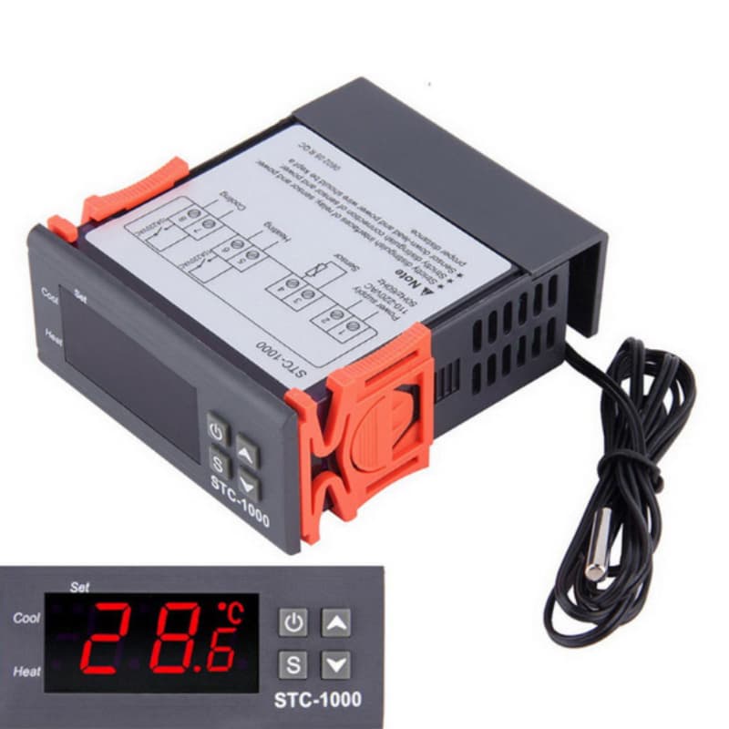 Controlador Temperatura Digital Termostato para geladeira freezer cervejeira estufa chocadeira 110/220v Stc-1000