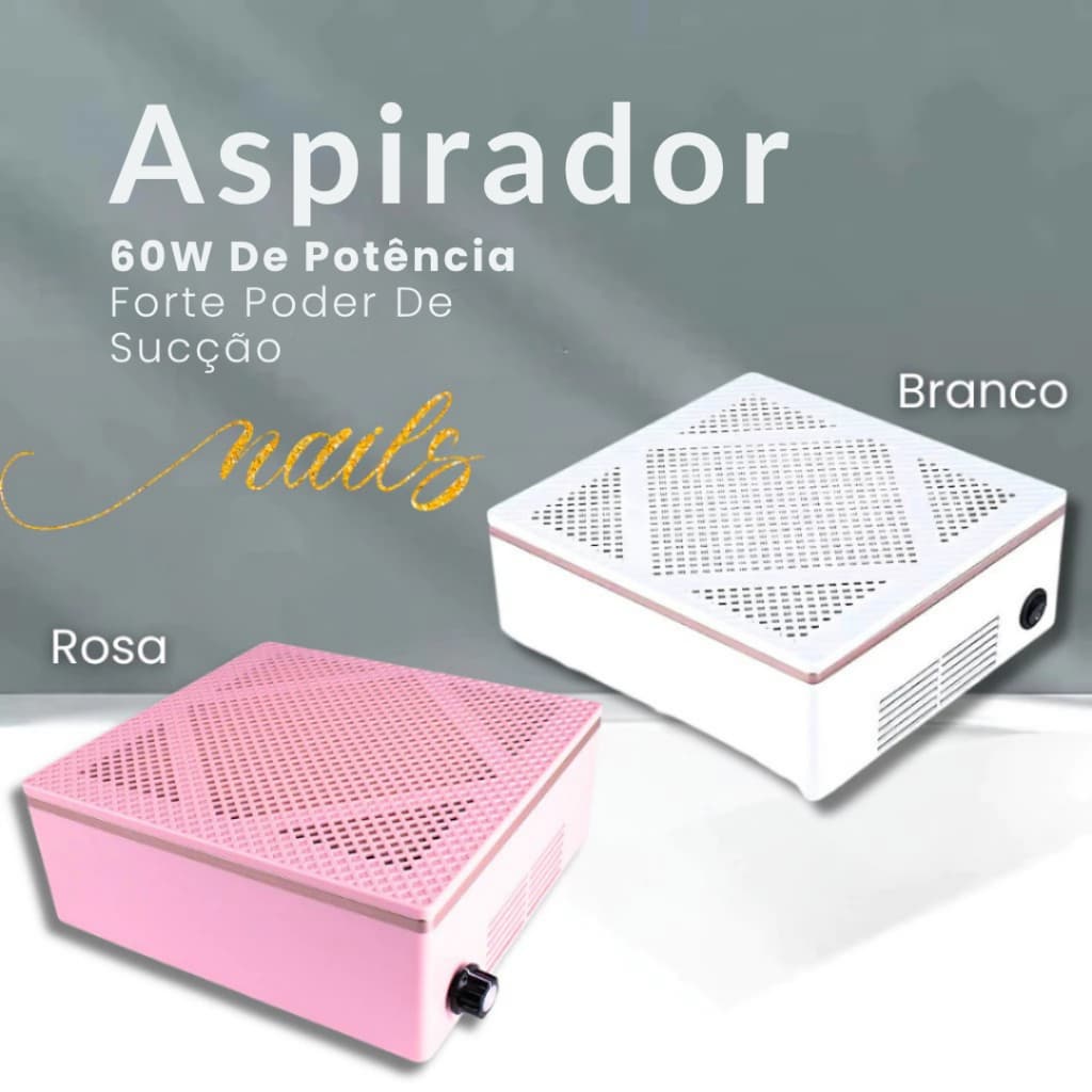 Aspirador Sugador Coletor Pó Churrasqueira Bivolt Alta Capacidade Nail Design - SQ7014