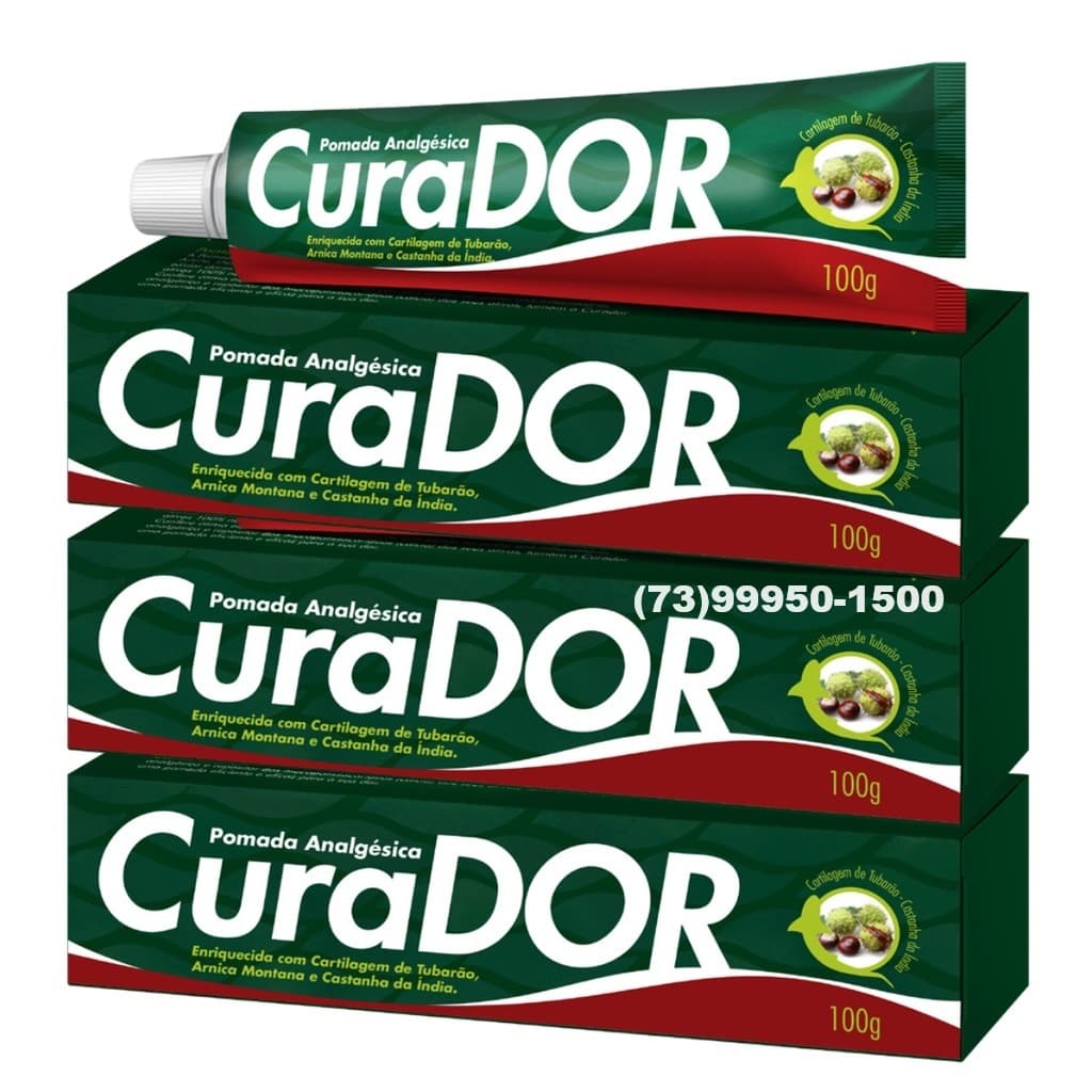 Kit 03 Pomadas Curador Direto da Fabrica