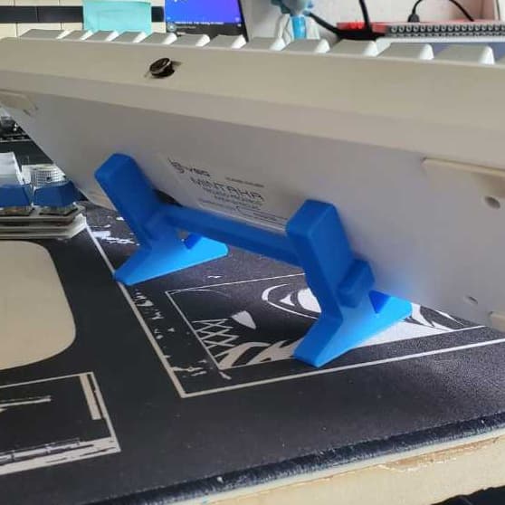 Base Suporte Apoio Vertical Teclado Mecânico Gamer Setup Escritório e Teclados Geral