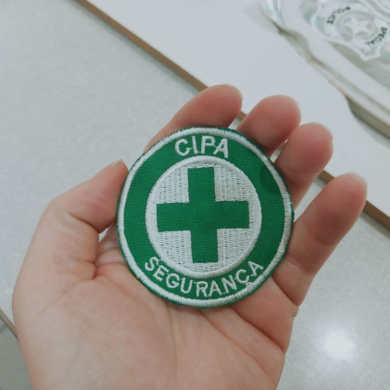 Cipa segurança patch aplique adesivo de tecido