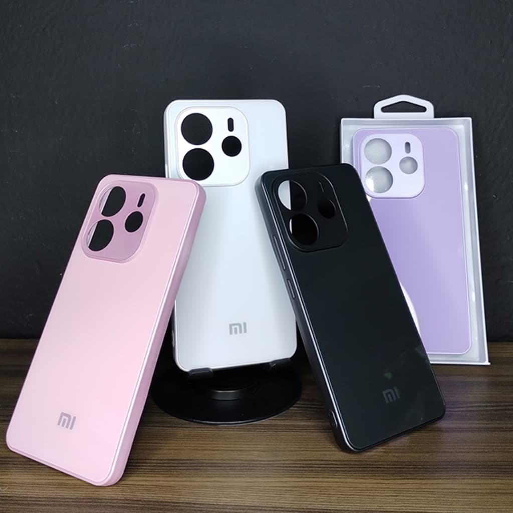 Capa Capinha Xiaomi Note 14 4G Acrílica Aveludada com Proteção Total de Câmera Premium Para Celular Smartphone