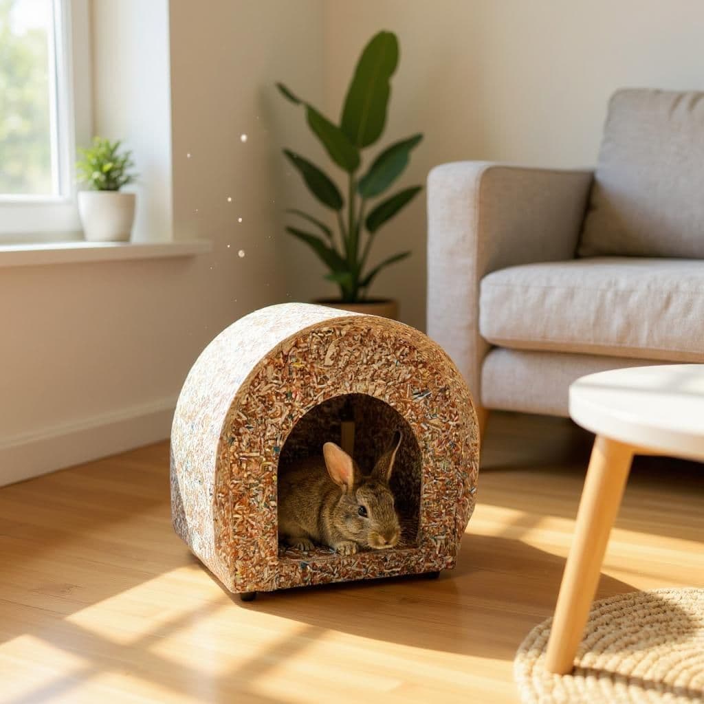 Casinha Para Coelho - Porquinho Da Índia Ecológica  N-0