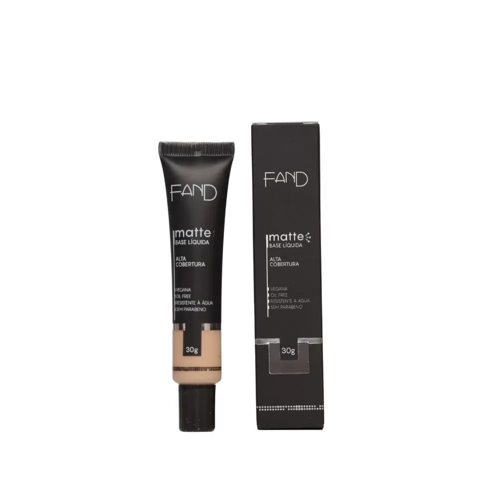 BASE FAND LIQUIDA MATTE- OIL FREE ALTA COBERTURA - QUATRO TONS DISPONÍVEIS