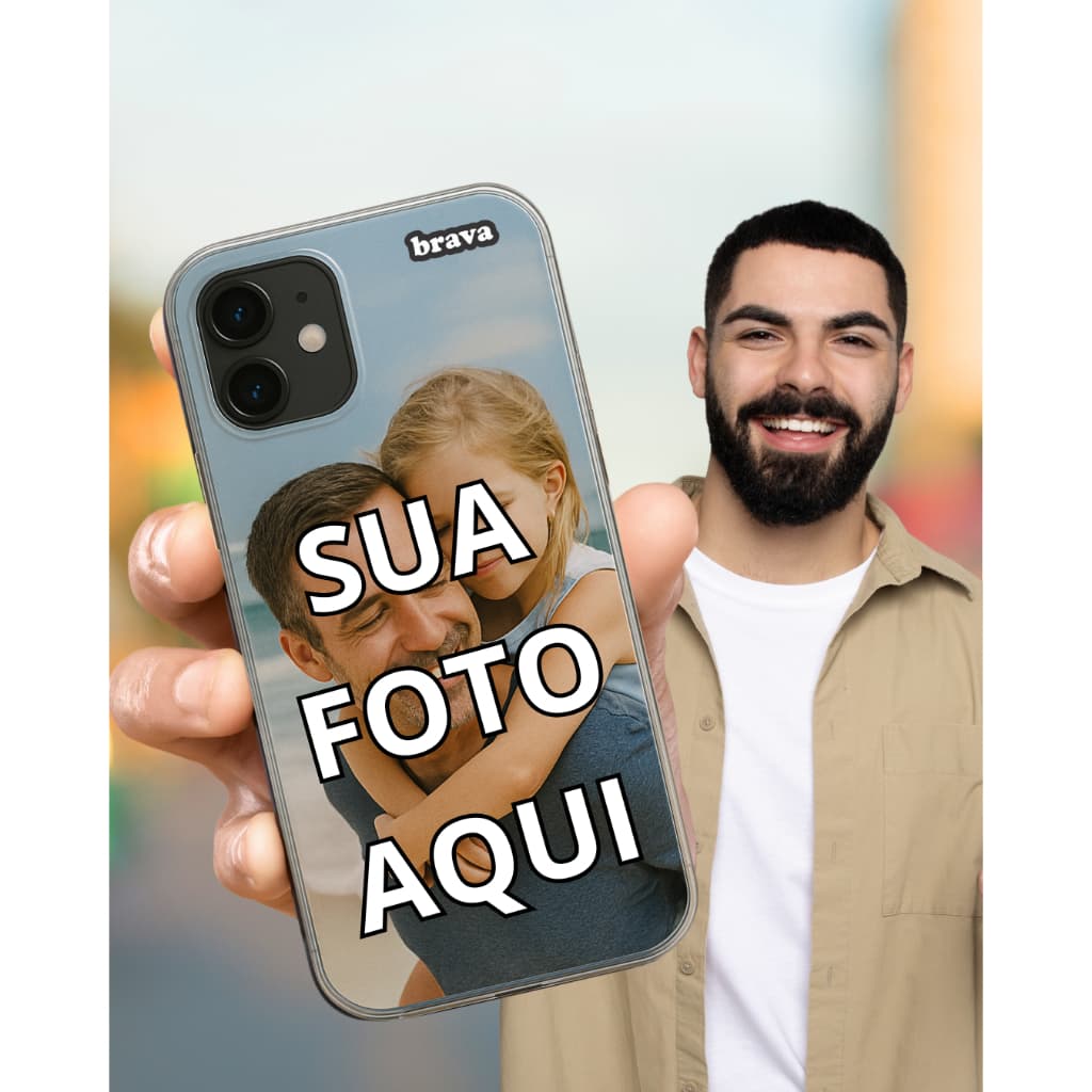 Capa Case Capinha Personalizada para Celular Foto Frase Logo