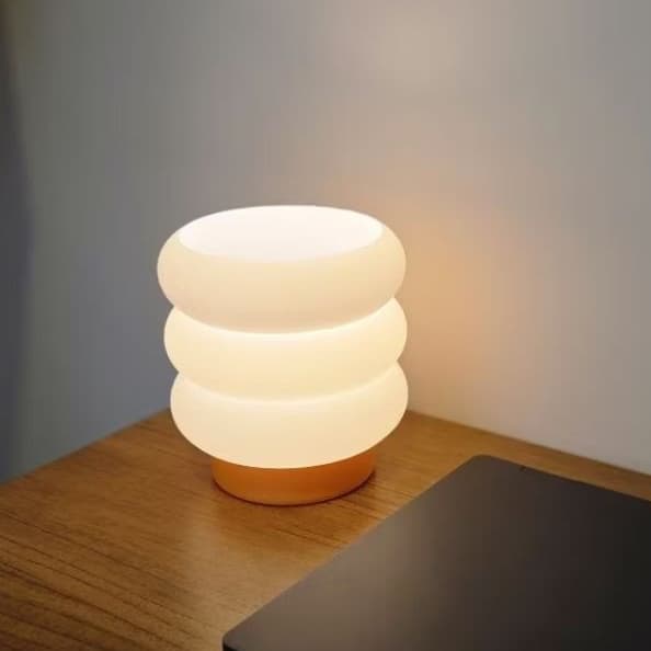 Luminária e Abajur Mini Nuvem para Mesa Quarto Escritório com Lâmpada LED