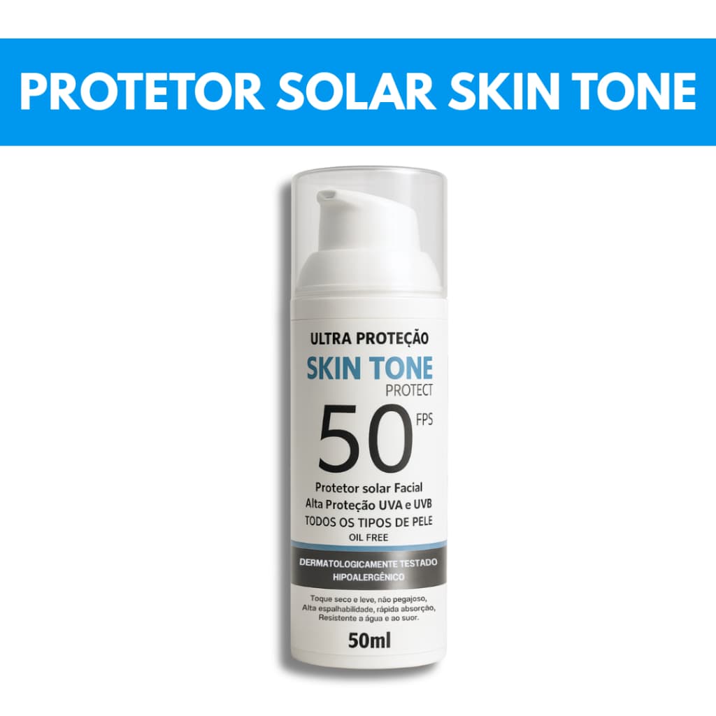 Protetor Solar Facial Skin Tone FPS 50 50g