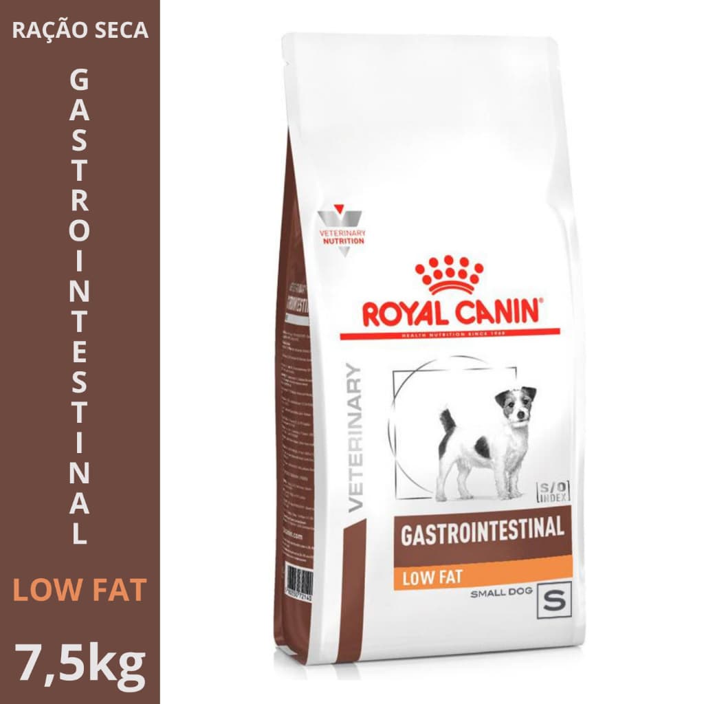 🐕Ração Royal Canin Gastrointestinal Low Fat 1,5kg ou 7,5kg - Cães c/ Problemas Digestivos - Dieta