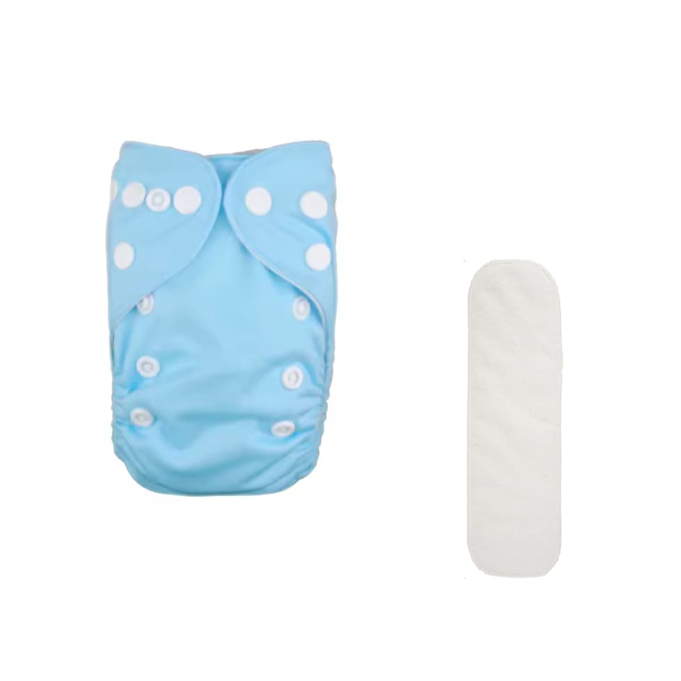 Fralda bebê rn prematuro + absorvente pano recém-nascido