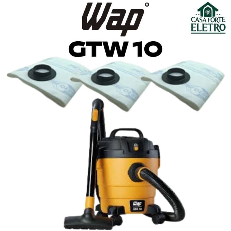 Kit 3 Sacos Coletor de Pó WAP GTW10