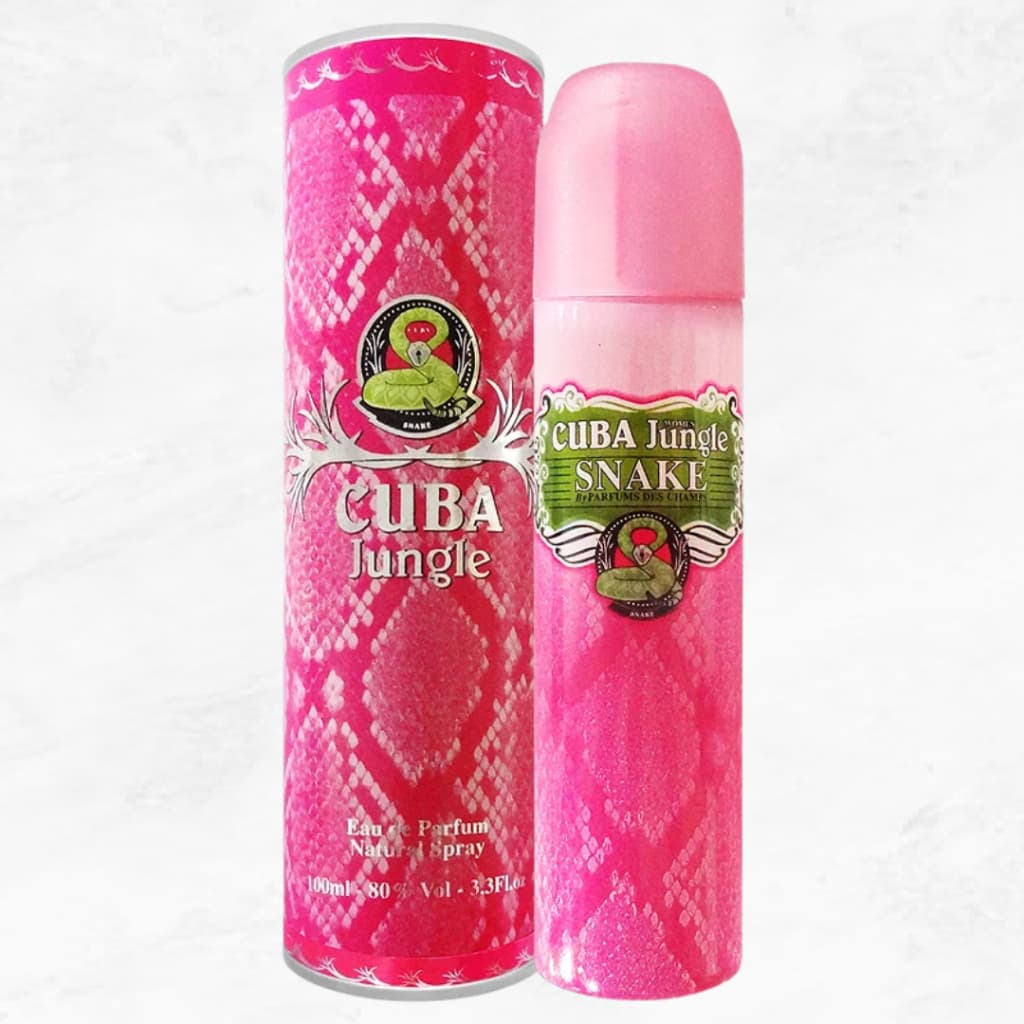 Perfume Importado Cuba Jungle Snake Eau de Parfum 100ml Feminino Fixação Alta Original com Nota