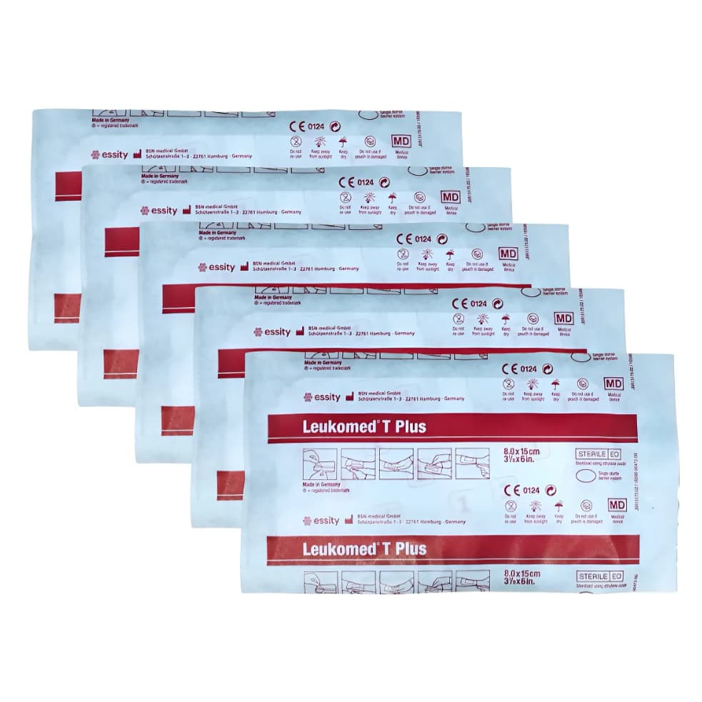 Curativo Transparente Leukomed T Plus 8cmx15cm (kit com 5 unidades)