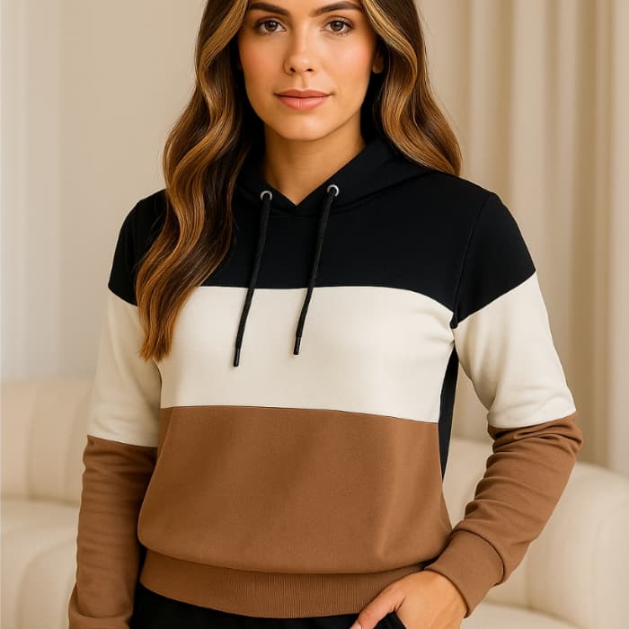 Moletom Feminino Conjunto Blusa e Calça Blogueiras