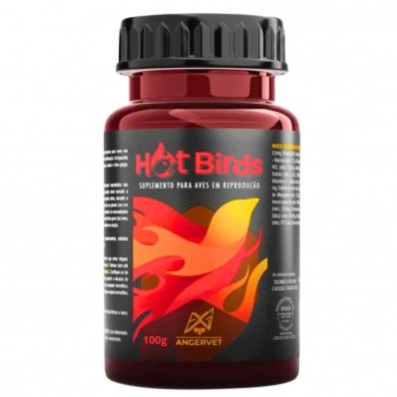 Hot Birds Amgercal – Suplemento Vitamínico para Aves de Reprodução