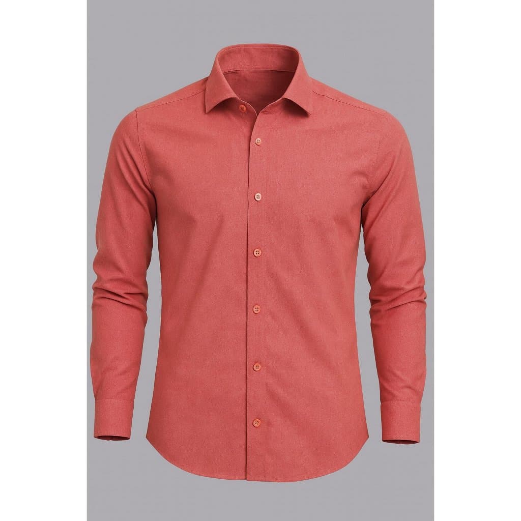 Blusa Social Slim Luxo Premium Manga Longa Moderna