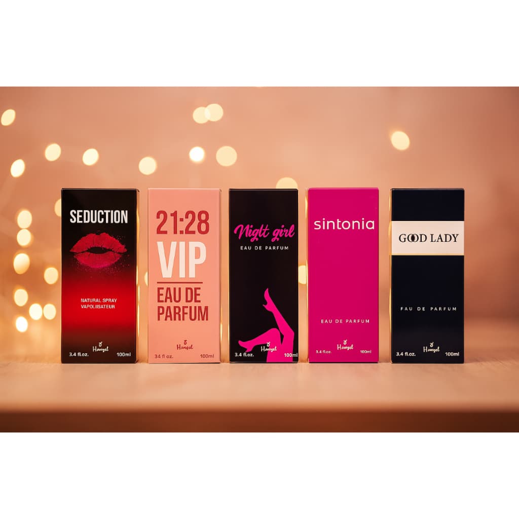 KIT COM 05 PERFUMES FEMININO 100 ML CADA-INSPIRAÇÃO IMPORTADOS