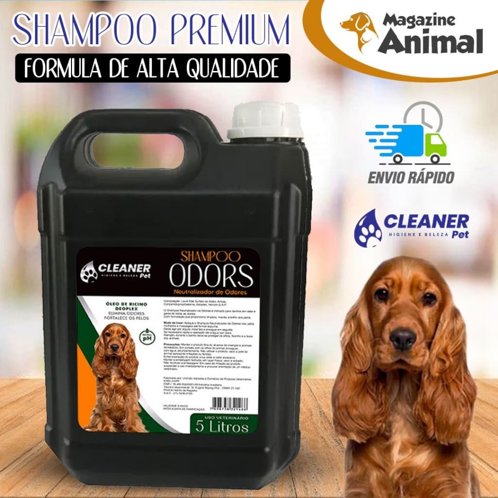 Shampoo Profissional Para Cachorro Shampoo Neutralizador de odores 5 litros Cleaner