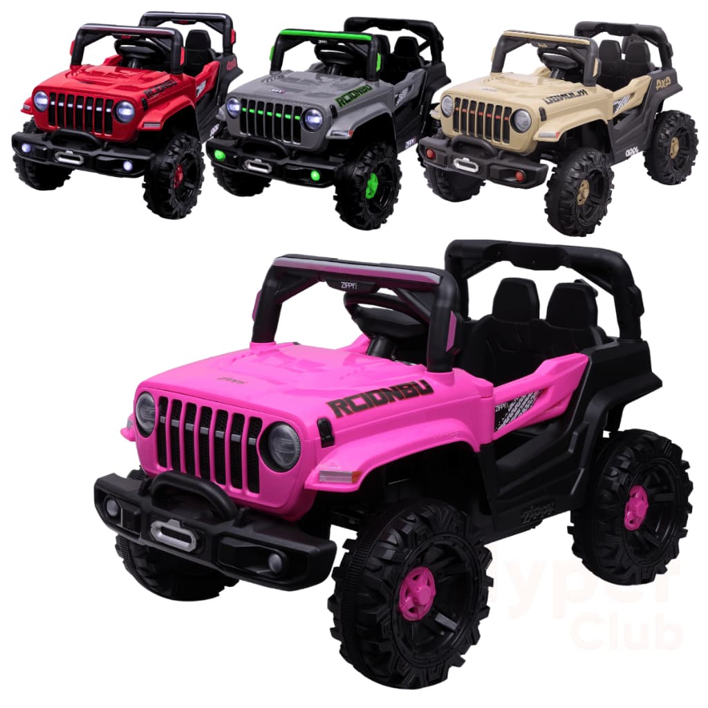Carrinho Elétrico Jeep 4x2 12v 2 Lugares com Controle Remoto e Música Suporta 30kg Veículo infantil