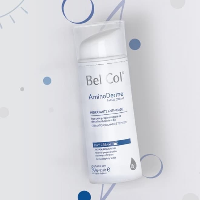 Hidratante Facial Anti Idade AminoDerme 50g Bel Col