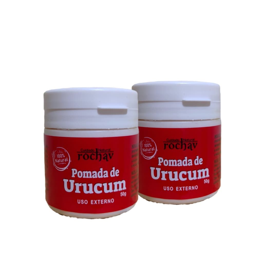 POMADA DE URUCUM - KIT COM 2 UNIDADES