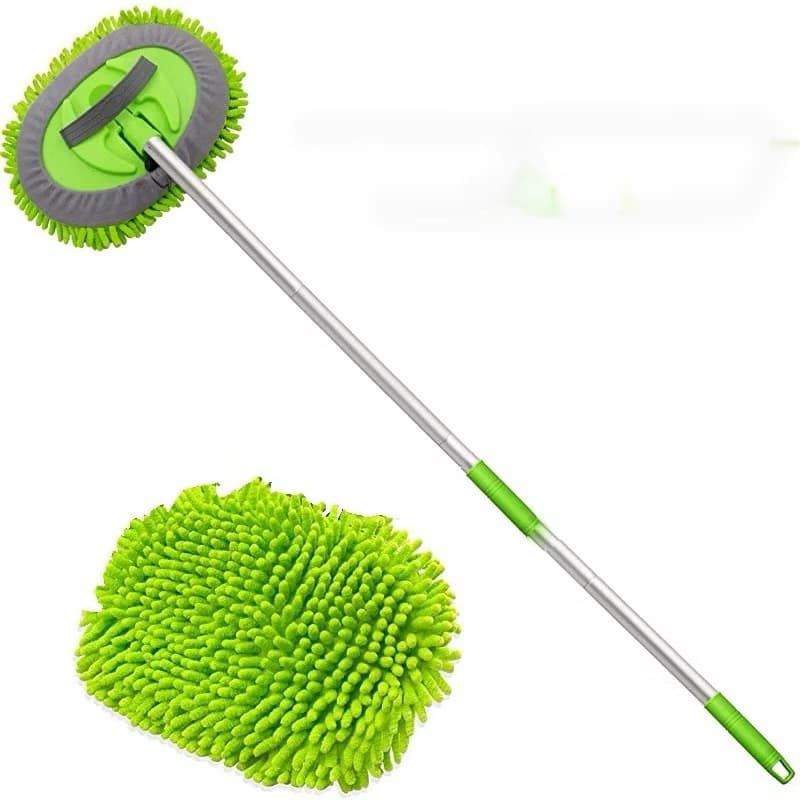 Kit De Escova De Limpeza De Carro Esponja Mitt Com Cabo Longo Suprimentos Pó Ferramentas Telescópica De Acessórios