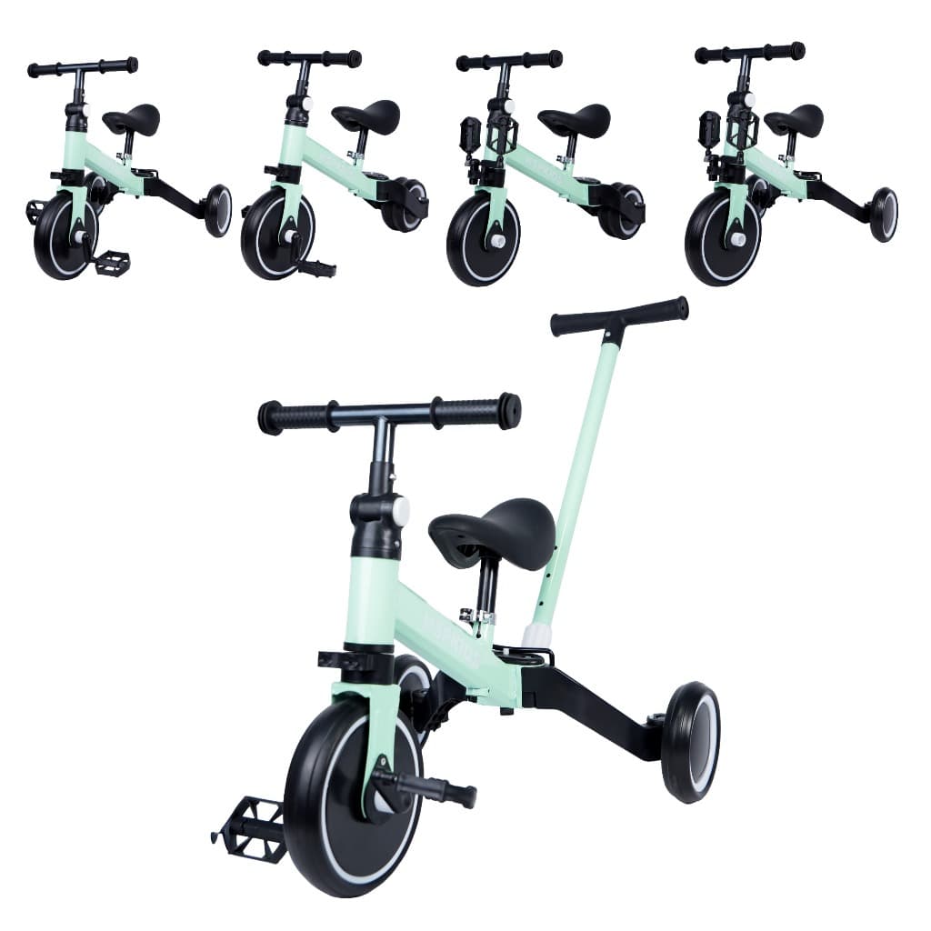Bicicleta Equilibrio Bebe Tricilo Empurrador 5 Em 1 Andador
