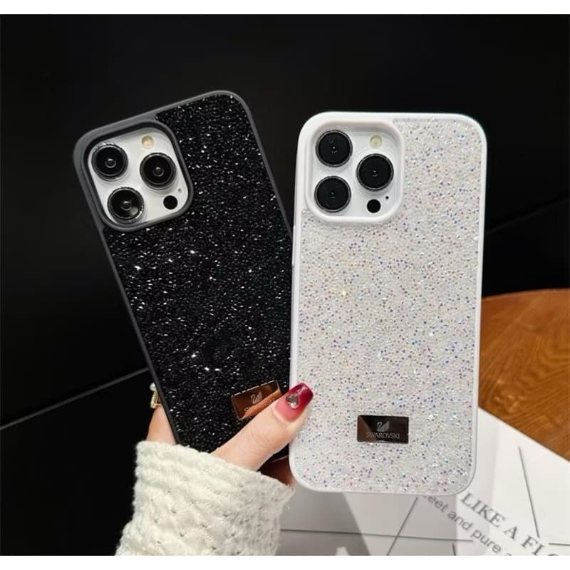 Capa Capinha Pedras Cristalizadas Luxo para  linha 12 13 14 15 16 normal pro e pro max