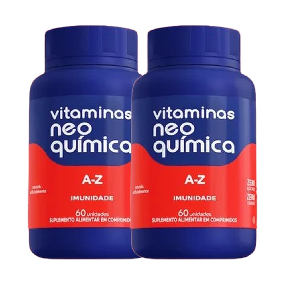 Kit Com 2 Vitaminas A-Z 60 Comprimidos - Neo Quimica