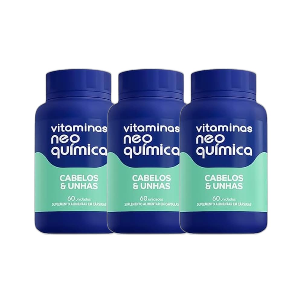 Pague 2 Leve 3 Vitamina Cabelos e Unhas 60Cáp - NeoQuímica