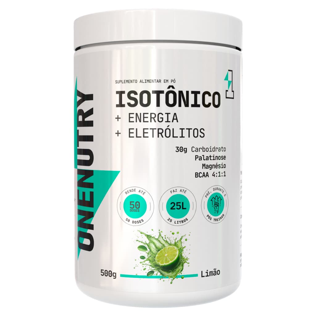 Isotônico em pó Pote 500g One Nutry - Sport Drink - Isotonic Com Palatinose e Magnésio