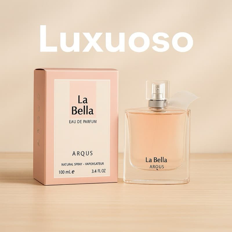 Perfume La Bella Eau de Parfum ARQUS - Perfume Feminino Importado Luxo Alta fixação 100% Original.