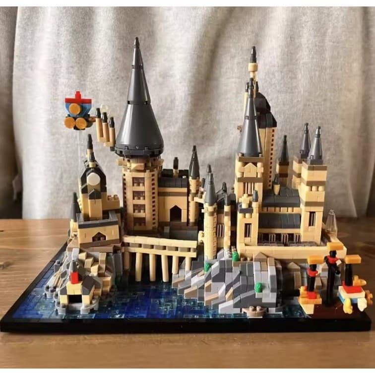 Bloco de montar Harry potter Castelo Hogwarts tipo lego