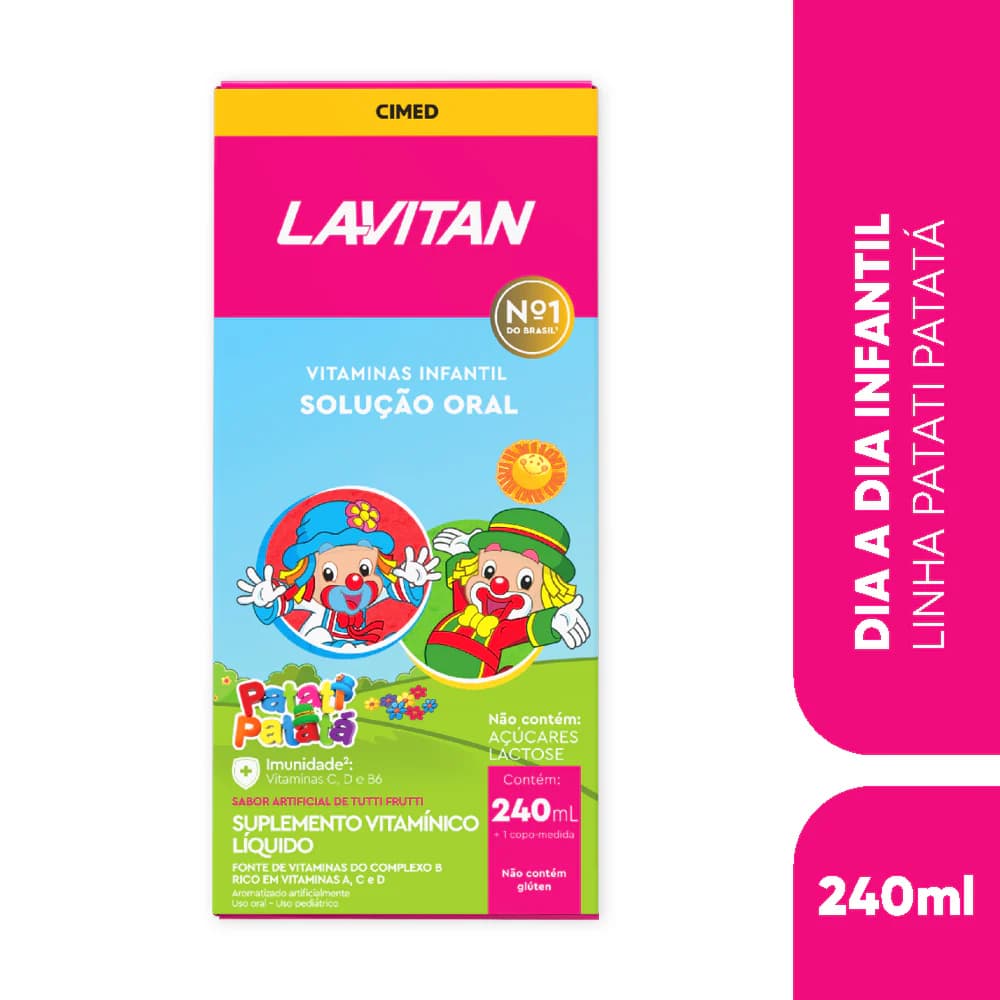 Lavitan Patati Patatá Vitamina Infantil Solução Oral
