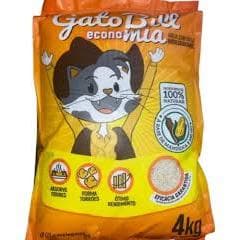 Areia Sanitária Gato Bill econoMIA 4kg