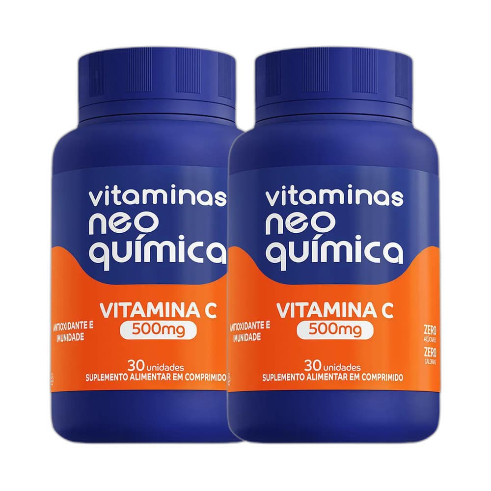 Kit 2x Suplemento Alimentar Vitamina C 30 Cpm - Neo Quimica