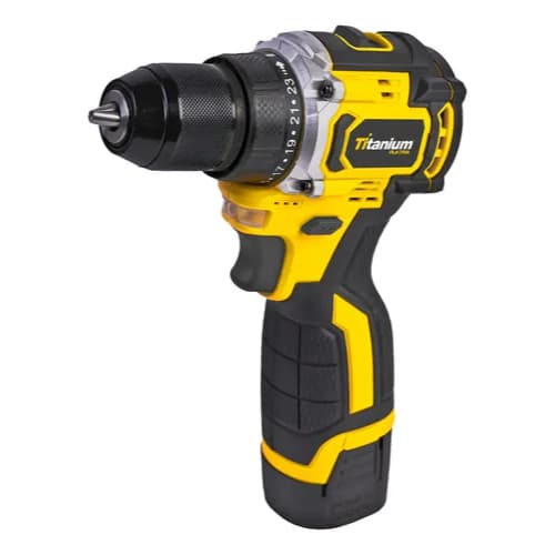 16.8V Parafusadeira-/Furadeira 2 Baterias Furadeira Ferramentas sem escova  BRUSHLESS TITANIUM
