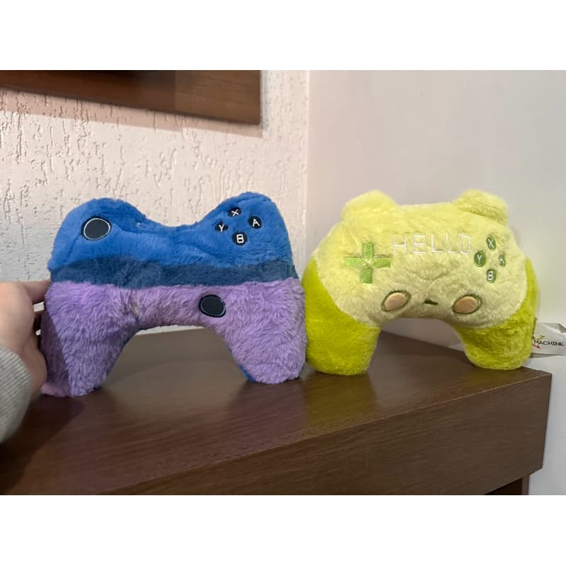 Pelúcia Controle De Vídeo Game - Stitch - Pelúcia Controle Verde Vídeo Game - BR MACHINE