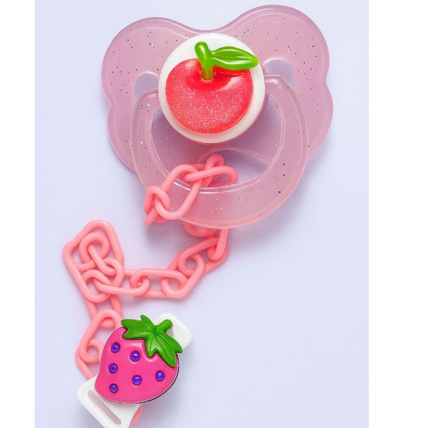 Bebe reborn Chupeta personalizada  Sem Bico com imá para com prendedor